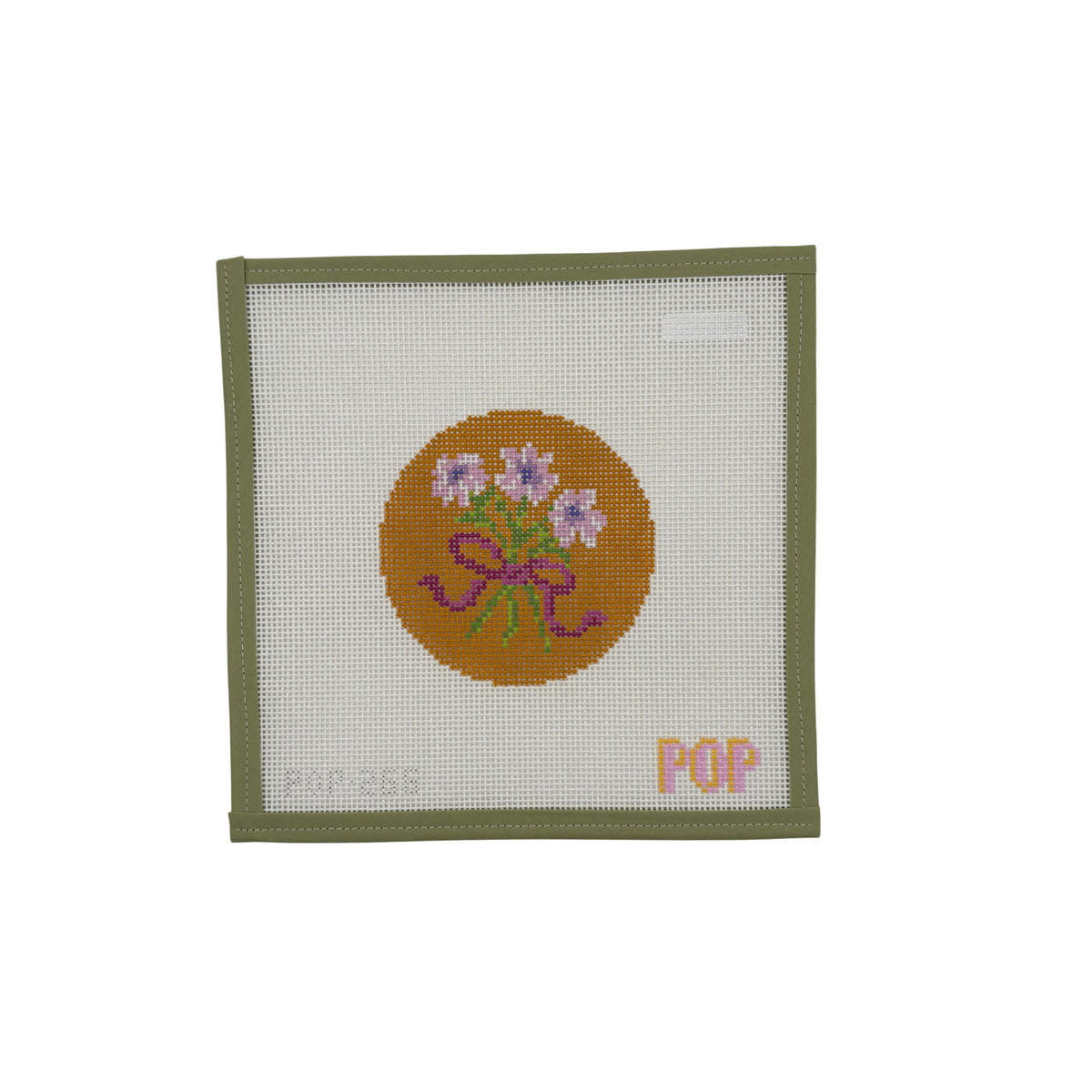 Floral Bouquet Round Saffron