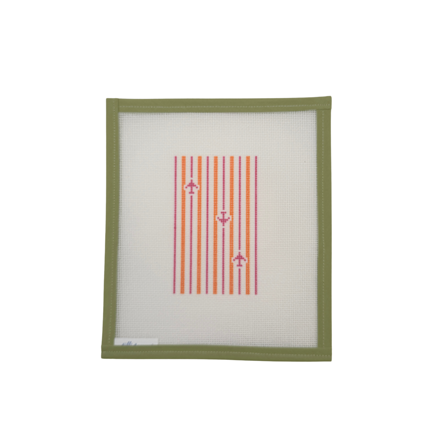 Airplanes with Pink & Orange Stripes
