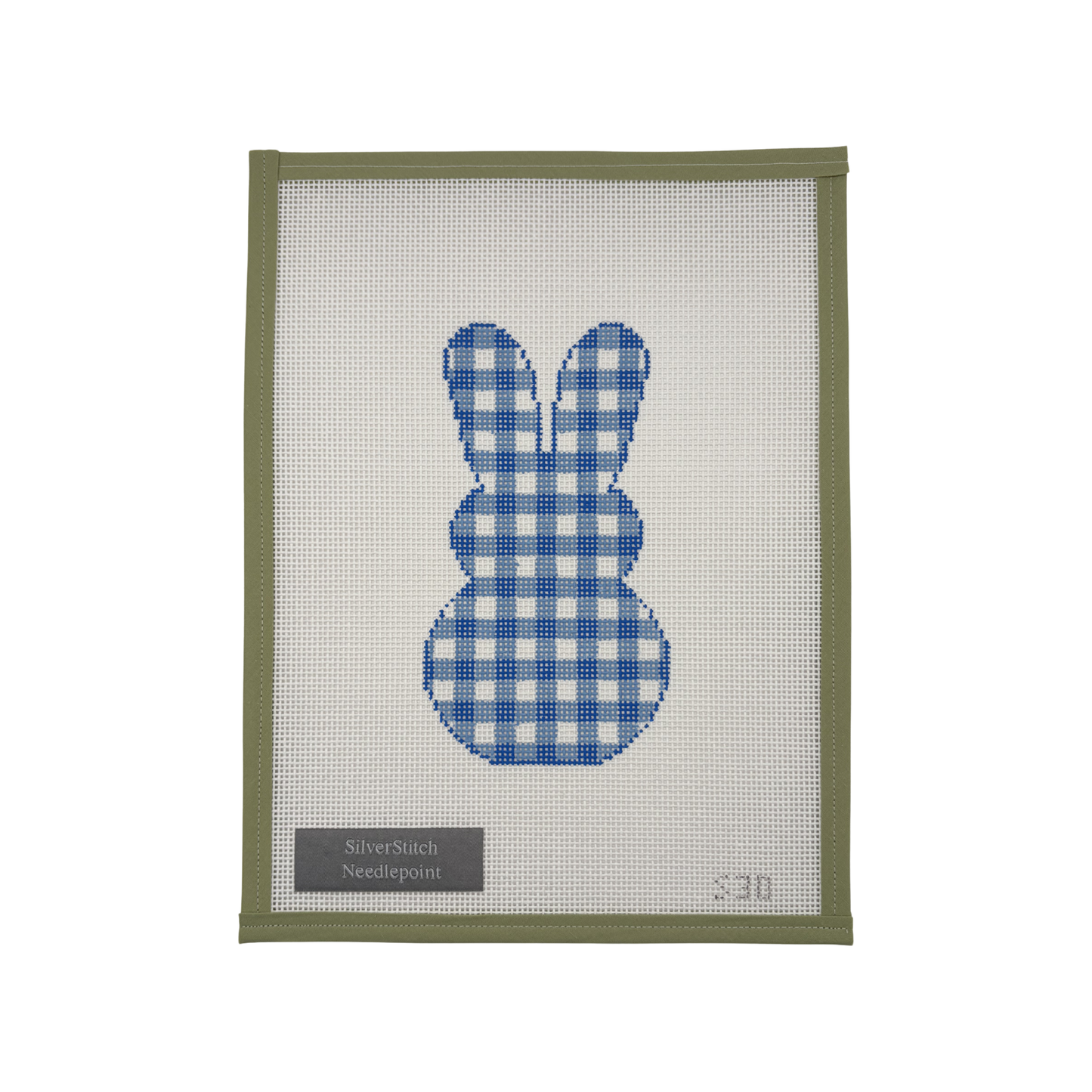 Blue Gingham Peeps Bunny