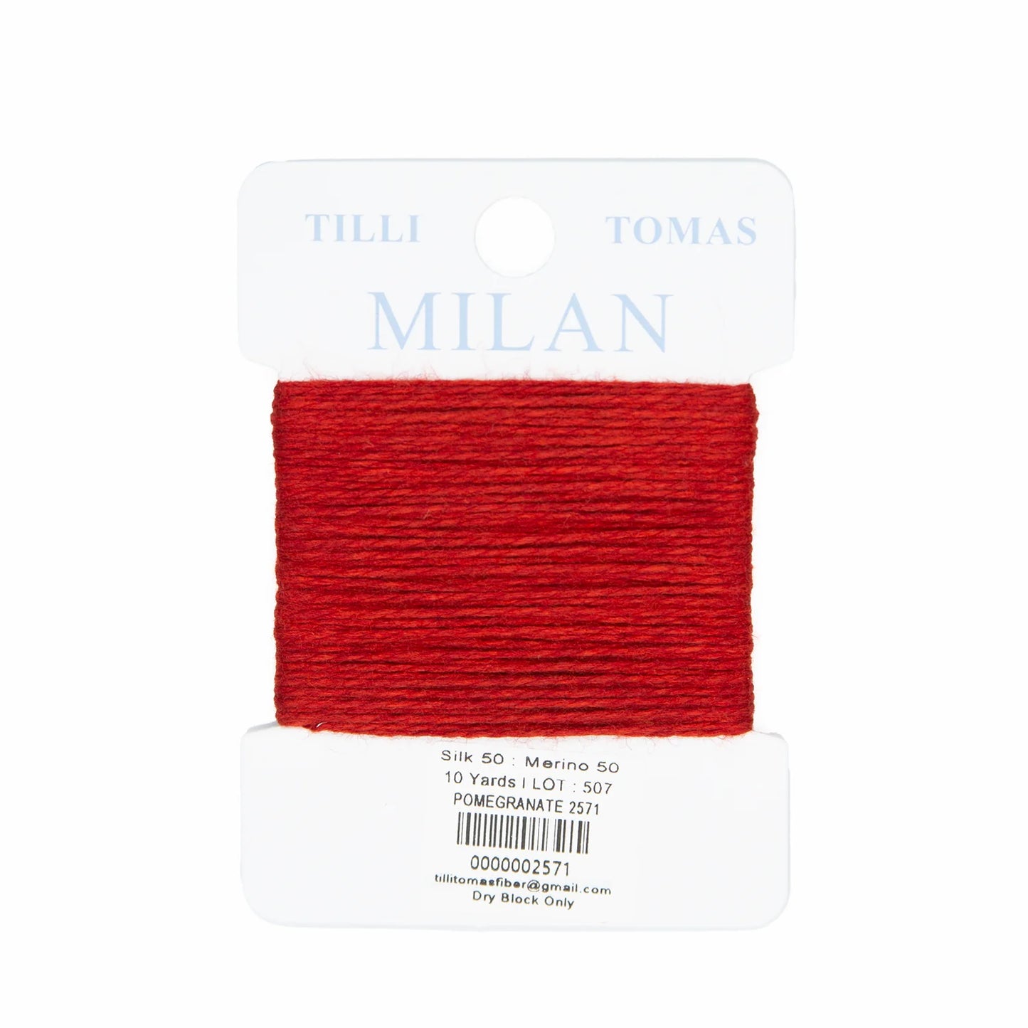 Milan Card - 2571 Pomegranate