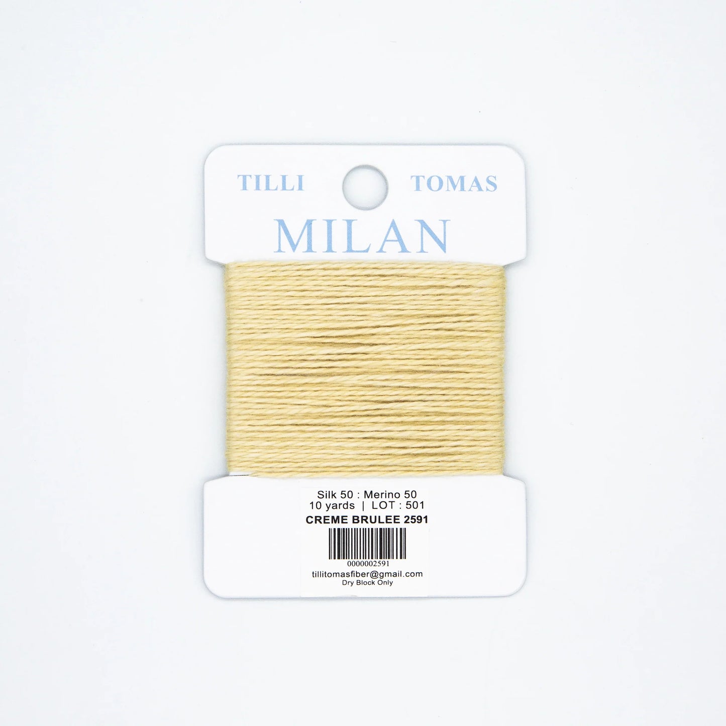 Milan Card - 2591 Creme Brulee