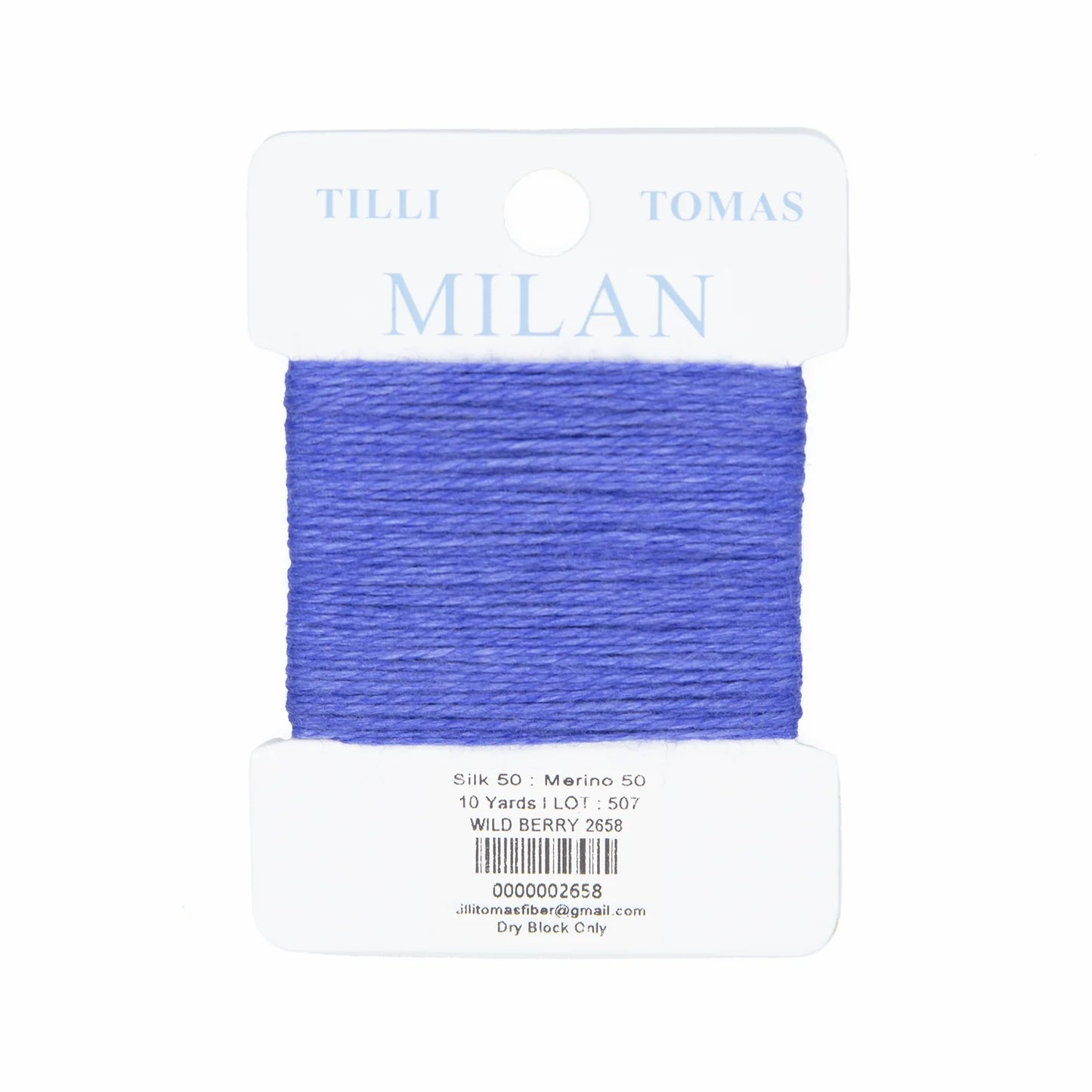 Milan Card - 2658 Wild Berry