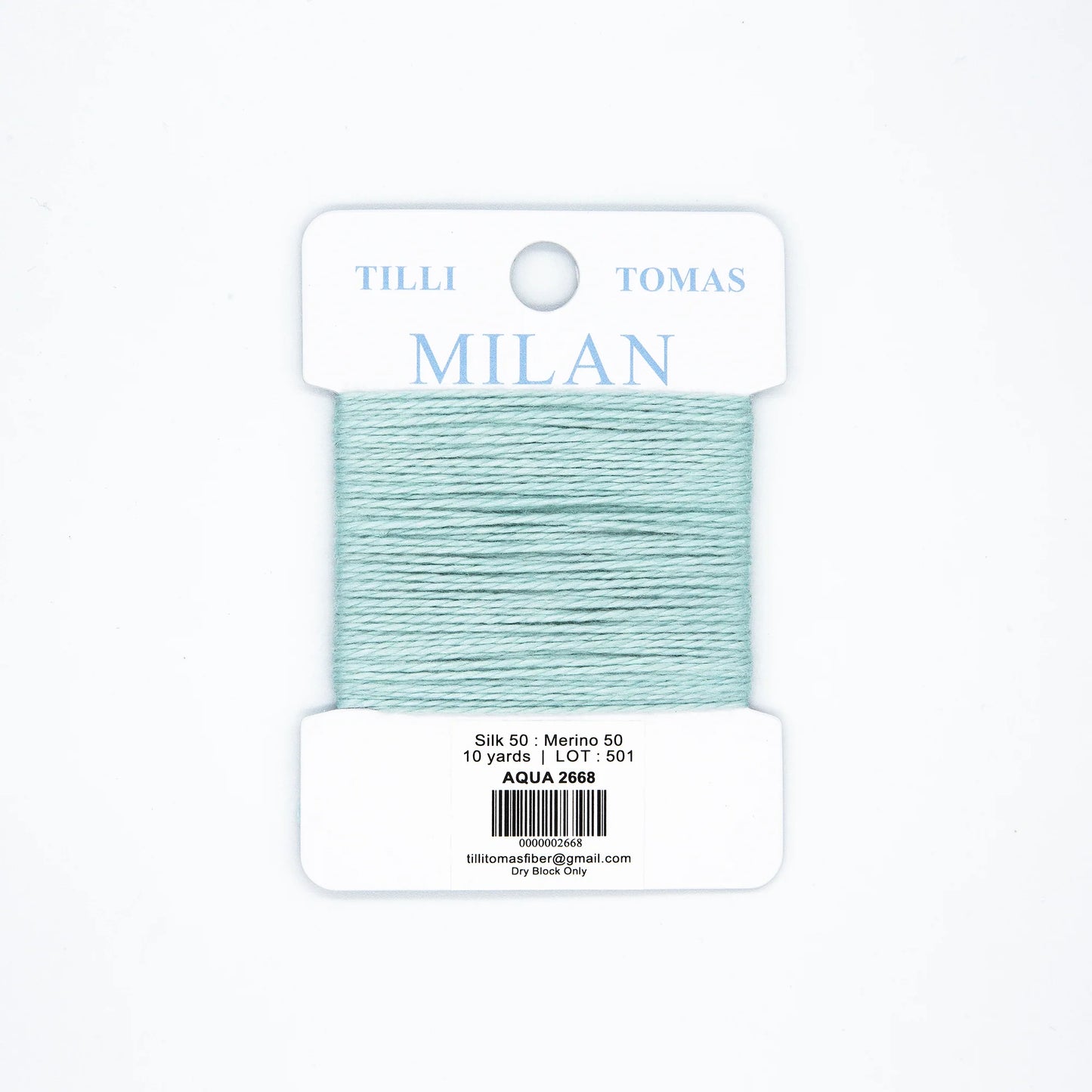 Milan Card - 2668 Aqua