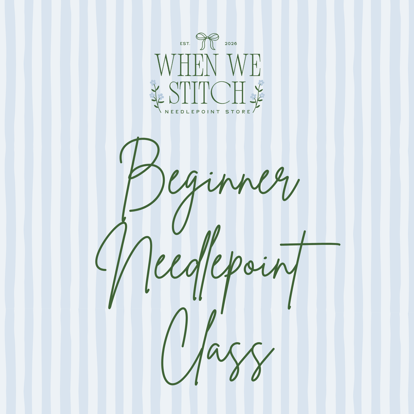 June Beginner Needlepoint Class