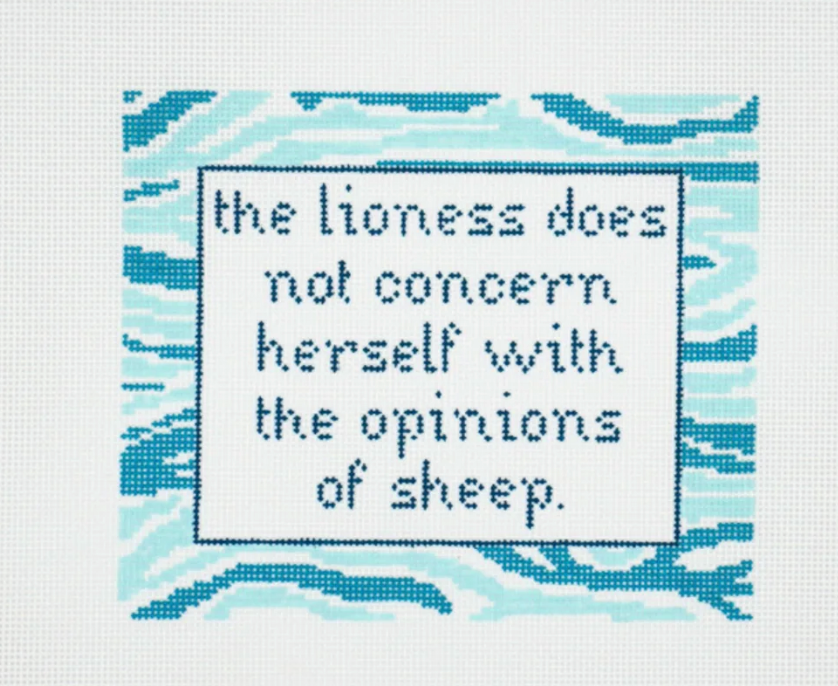 The Lioness Does Not Concern Herself With The Opinions of Sheep