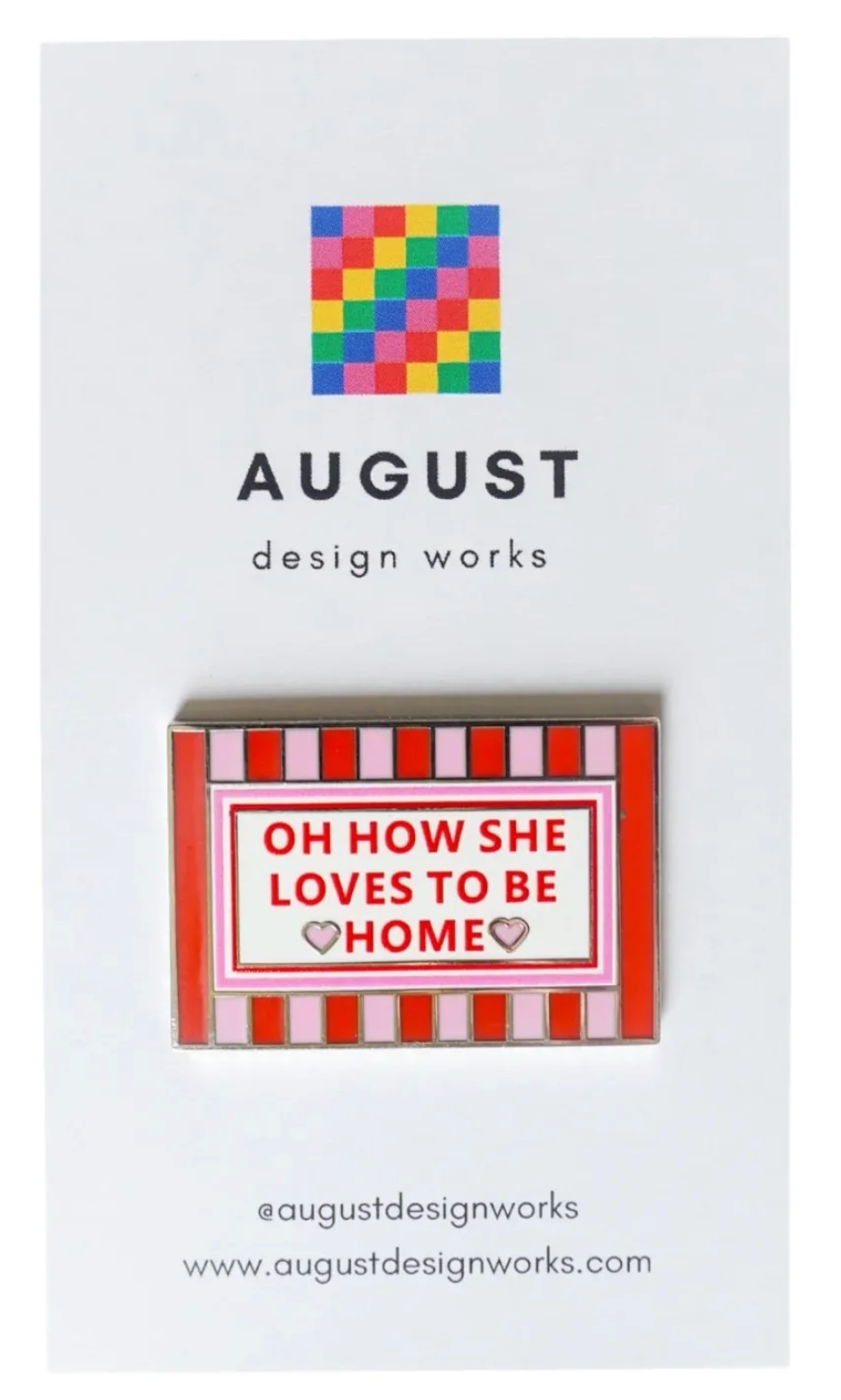 Oh How She Loves to Be Home Needle Minder