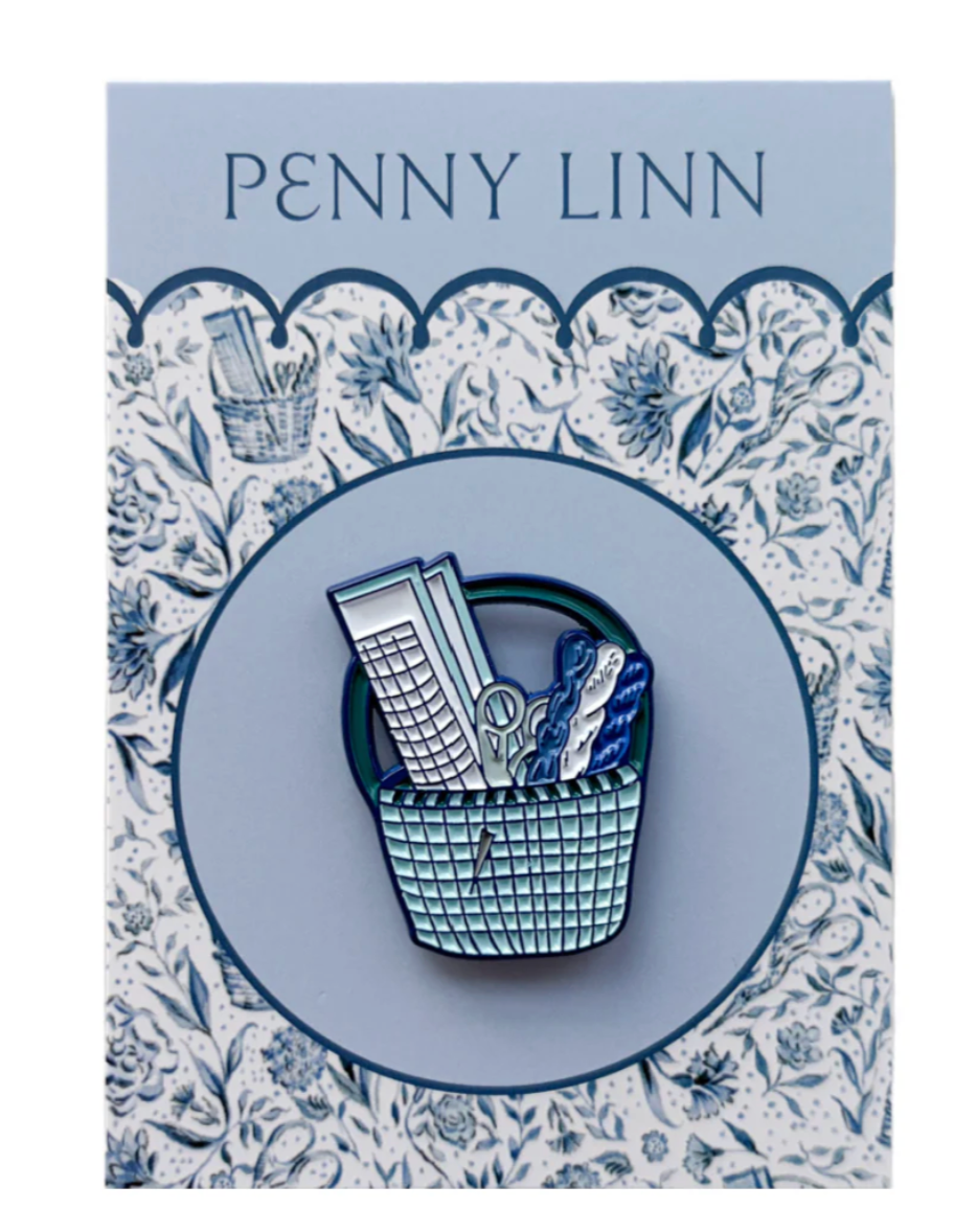 Needlepoint Basket Needle Minder