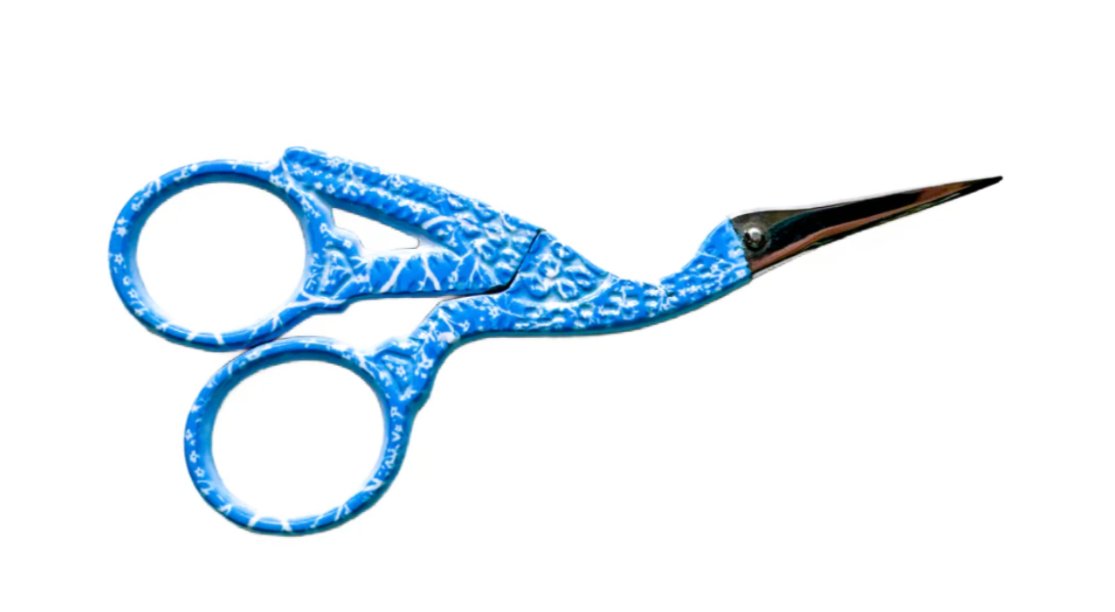 Trailing Floral Crane Scissors (Small)