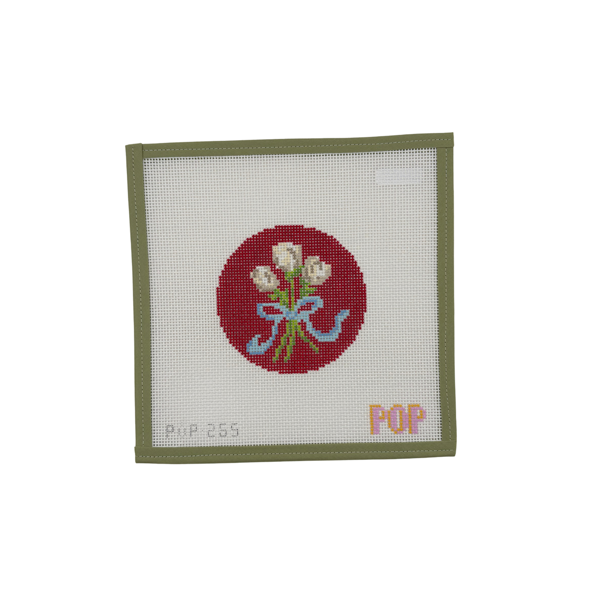 Floral Bouquet Round Red