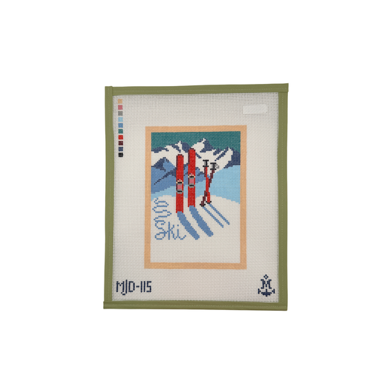 Vintage Ski Postcard