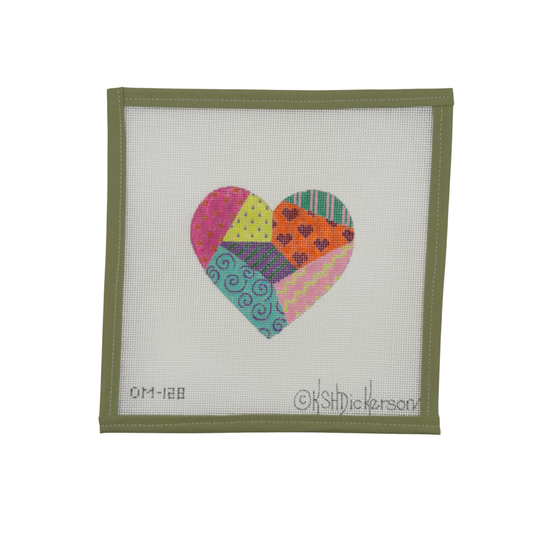 Warm Patchwork Heart