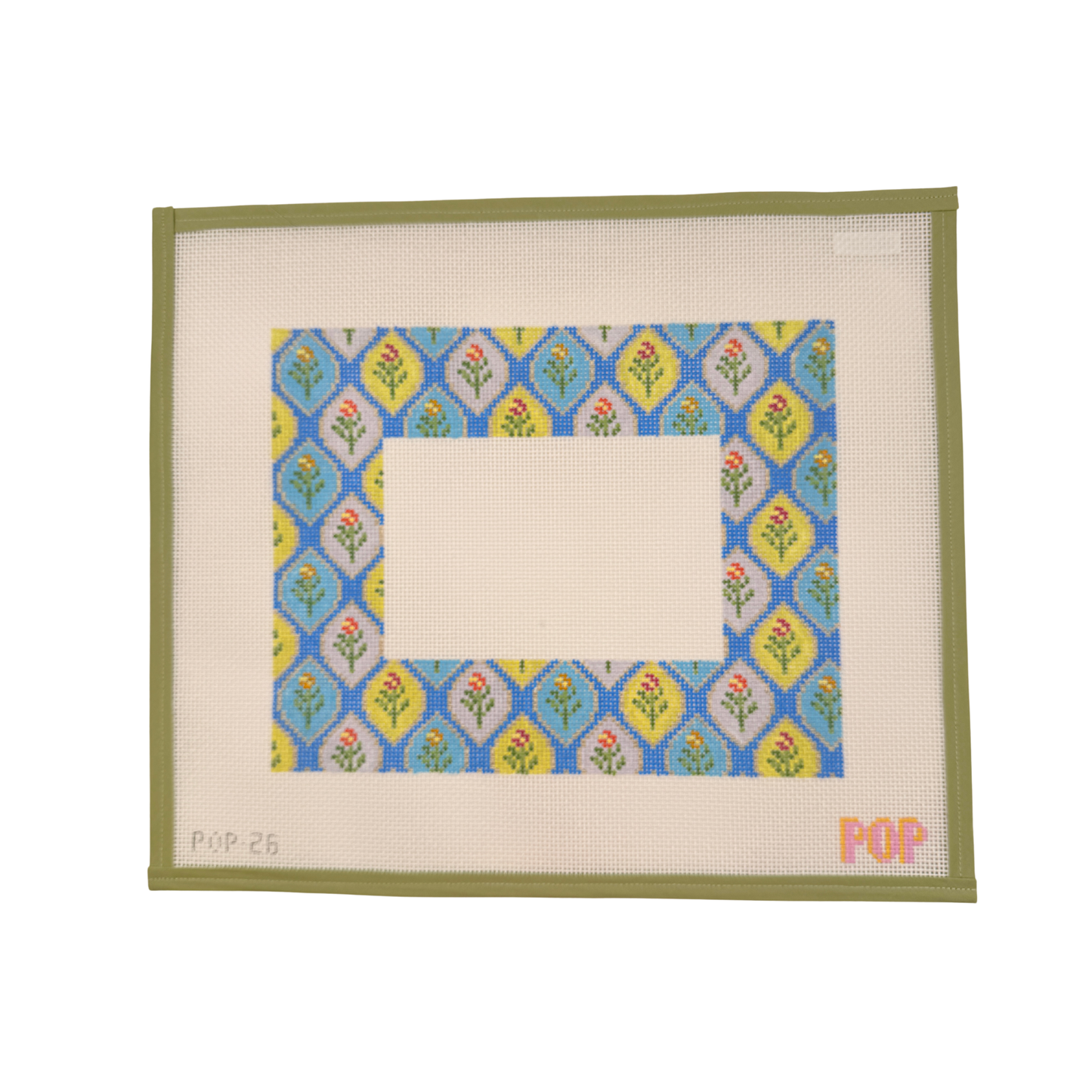 Blue Multi Floral Frame