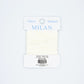 Milan Card - 2502 White