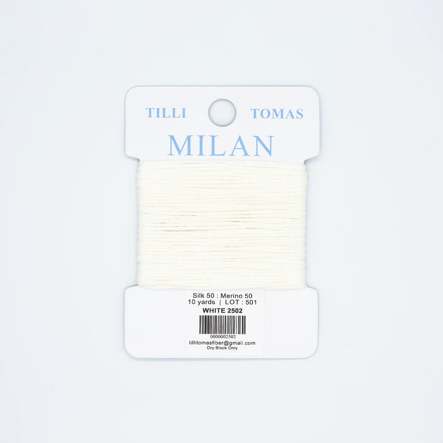 Milan Card - 2502 White