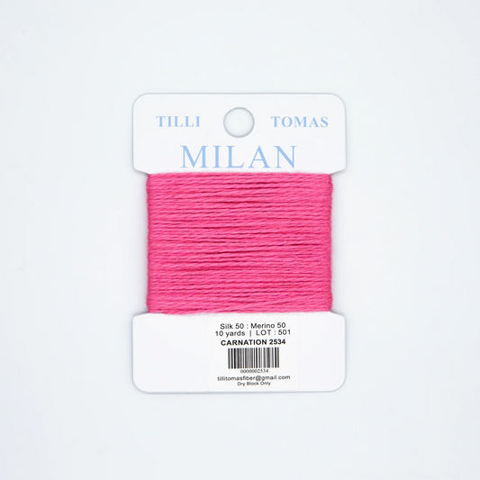 Milan Card - 2534 Carnation
