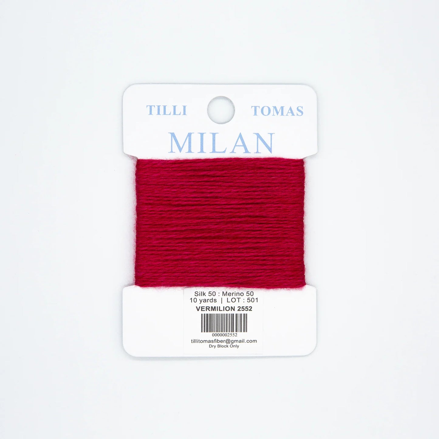 Milan Card - 2552 Vermilion