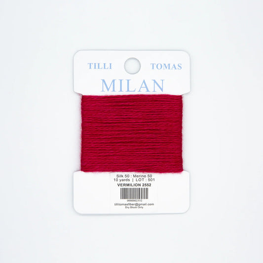 Milan Card - 2552 Vermilion