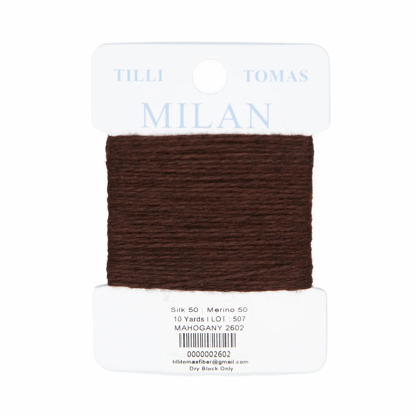 Milan Card - 2602 Mahogany