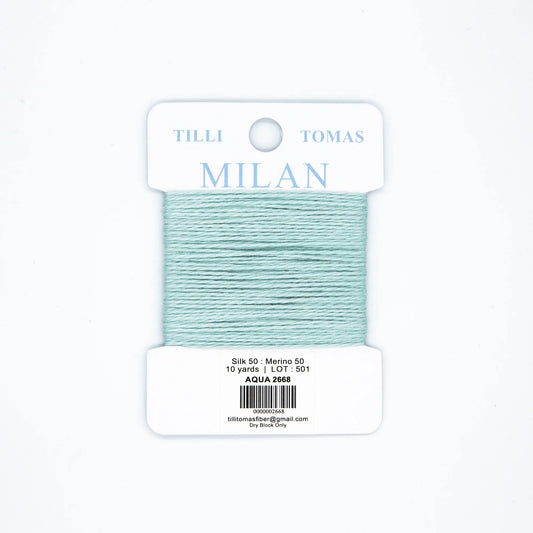 Milan Card - 2668 Aqua