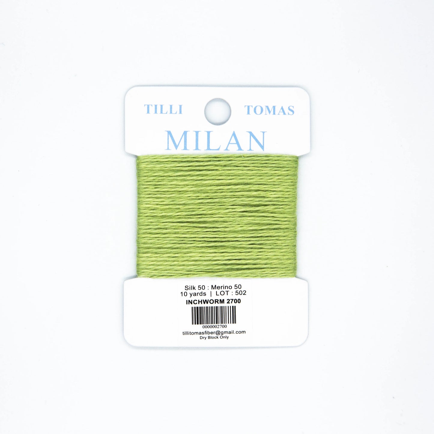 Milan Card - 2700 Inchworm