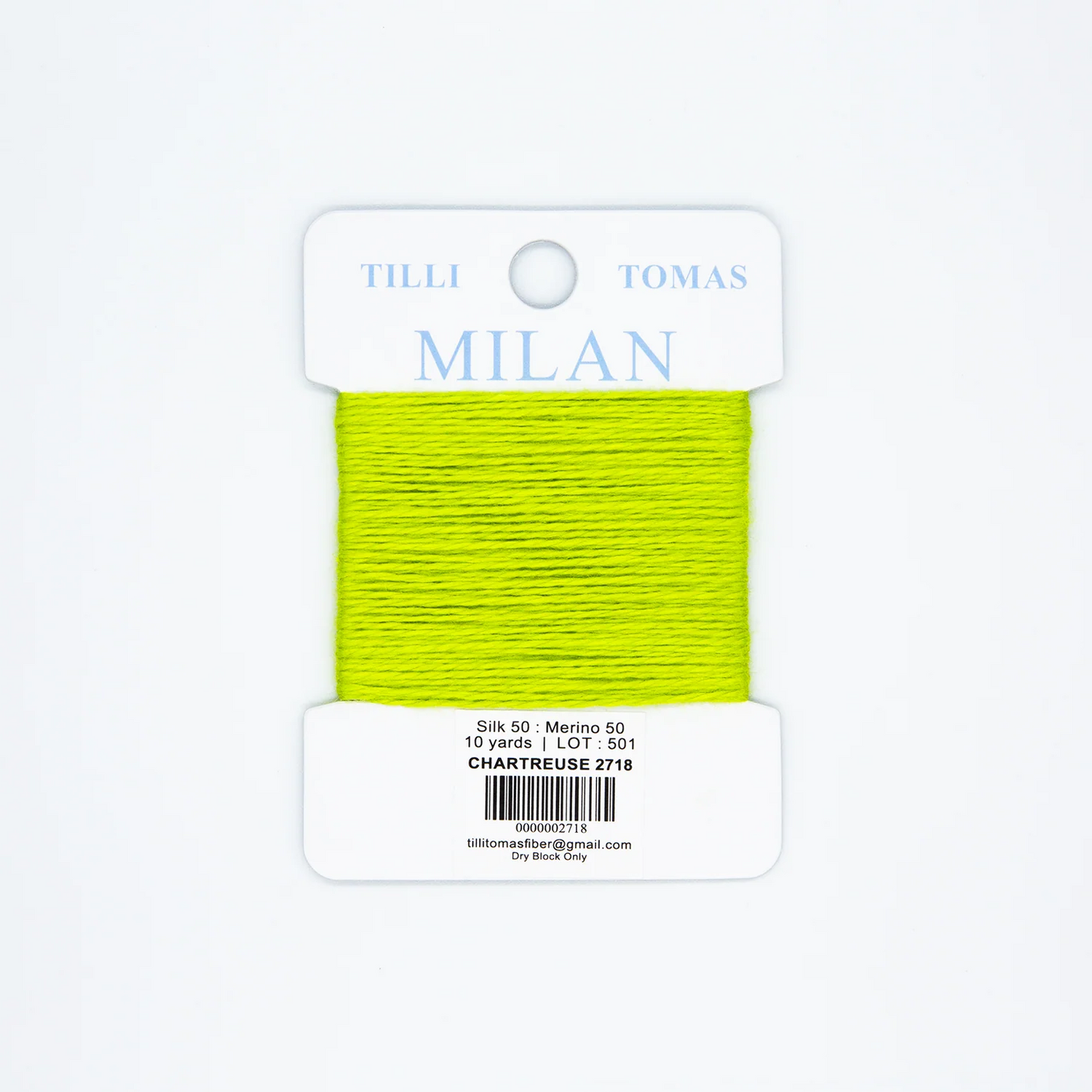 Milan Card - 2718 Chartreuse