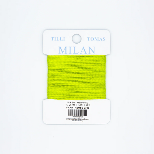 Milan Card - 2718 Chartreuse