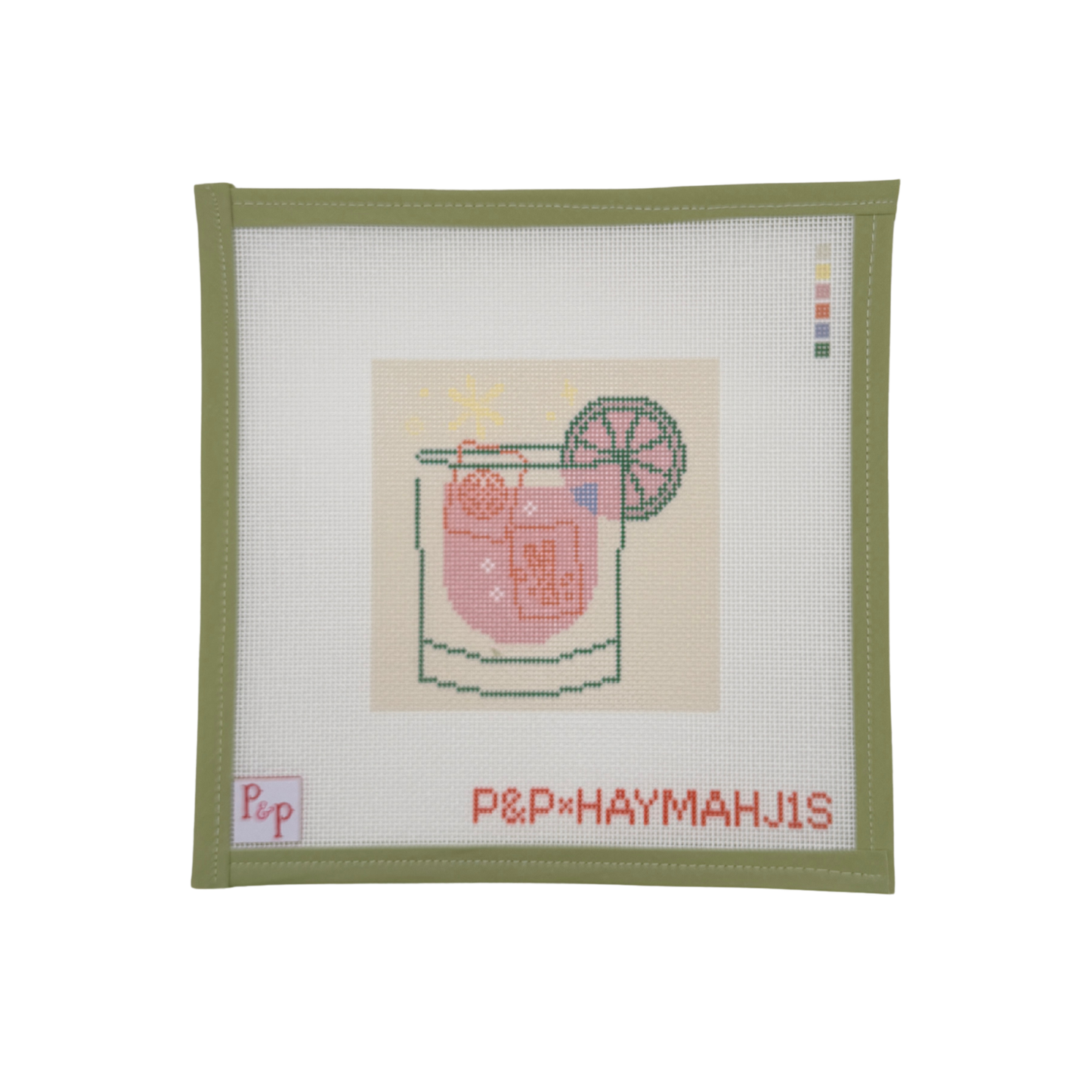 Beige Mahjong Cocktail Coaster
