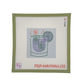 Blue Mahjong Cocktail Coaster
