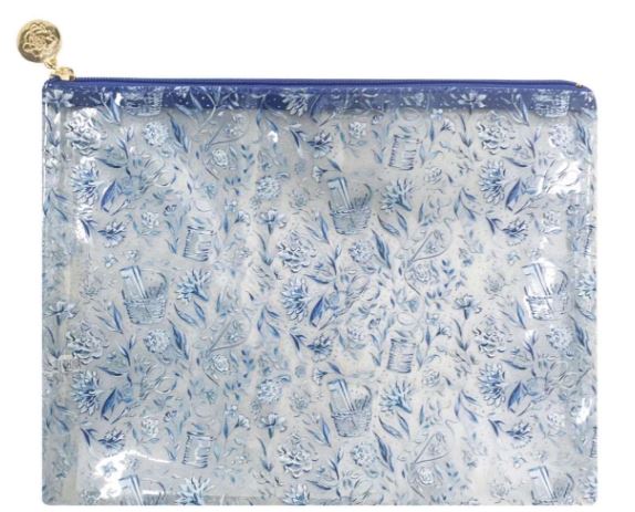 Needlepoint Print PVC Bag