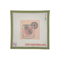 Pink Mahjong Cocktail Coaster