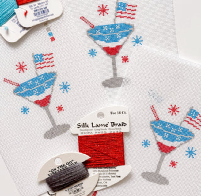 Patriotic Martini
