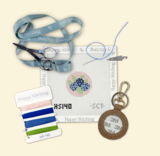 Hydrangea Blue Key Fob Kit