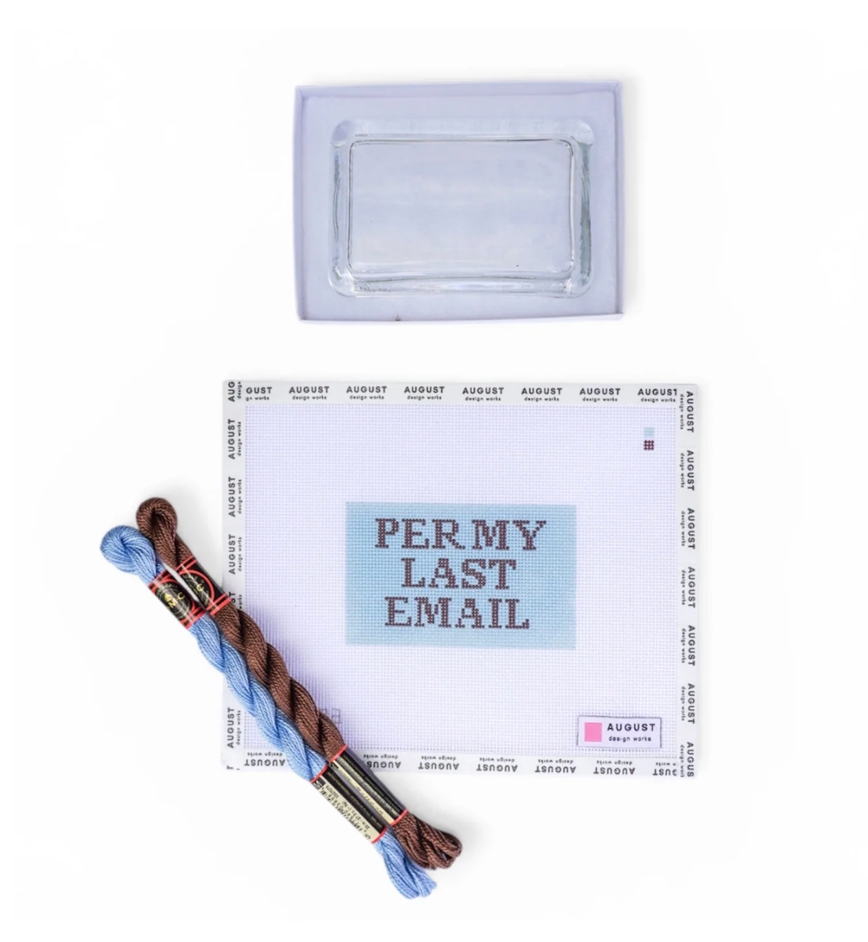 Per My Last Email - Needlepoint Paperweight Kit