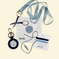 Plaid Circle Key Fob Kit