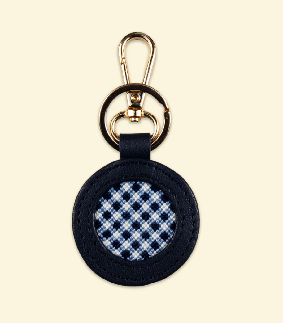 Plaid Circle Key Fob Kit