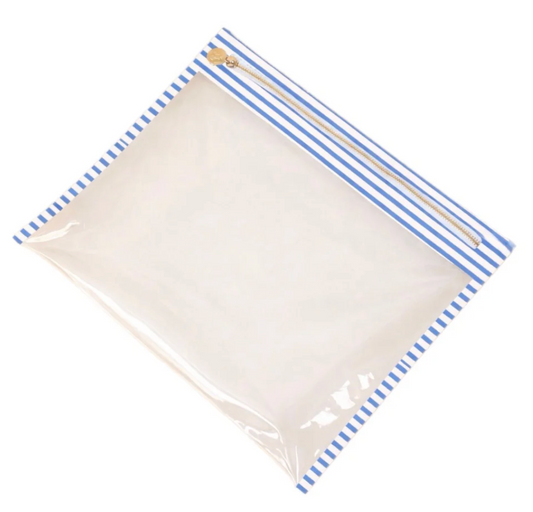 White Striped Project Bag