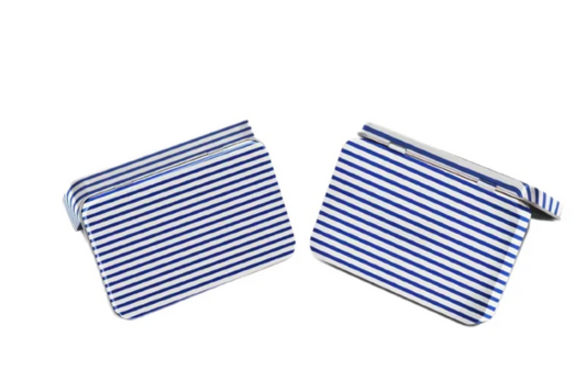 White Stripe Trinket Tin