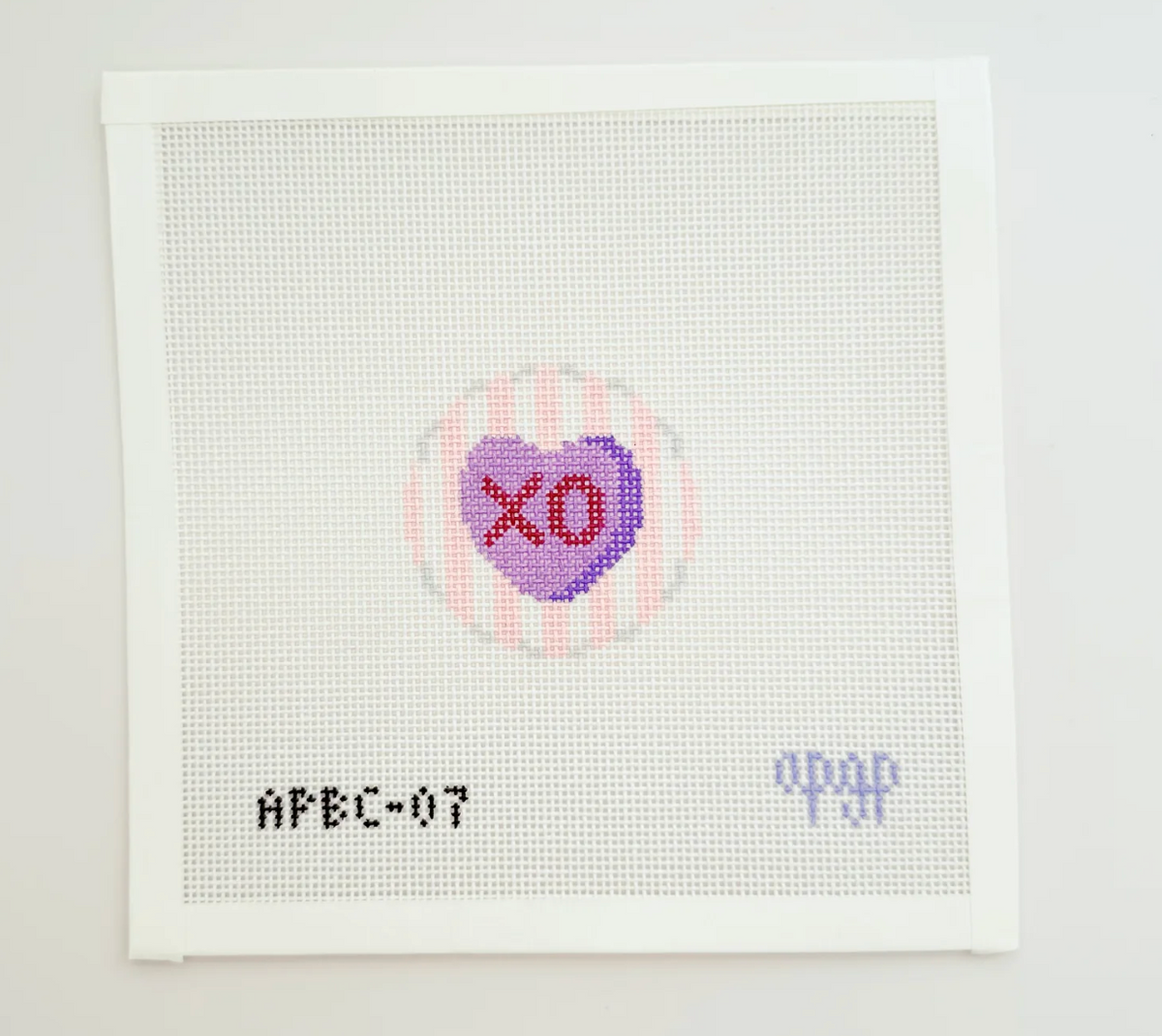 Candy Heart Bag Tag