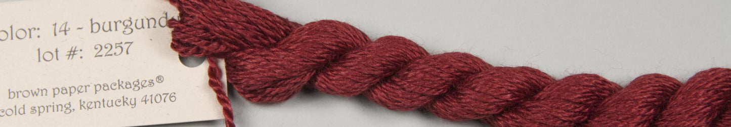 Silk & Ivory 014 Burgundy