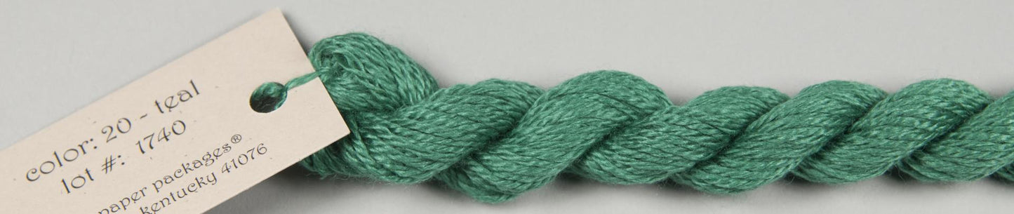 Silk & Ivory 020 Teal