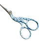Needlepoint Print Crane Scissors