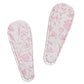 Pink Needlepoint Print Leather Scissor Case
