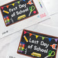 Salt + Sand Designs First Day and Last Day of School needlepoint canvas